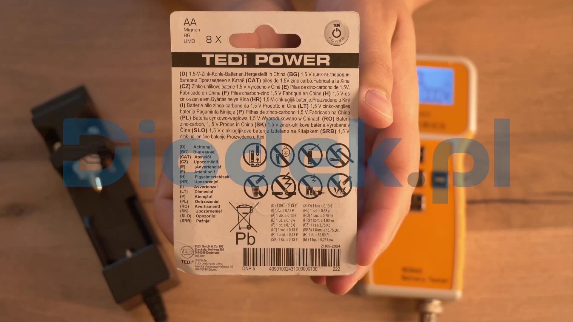 TEDI Power NIEBIESKIE